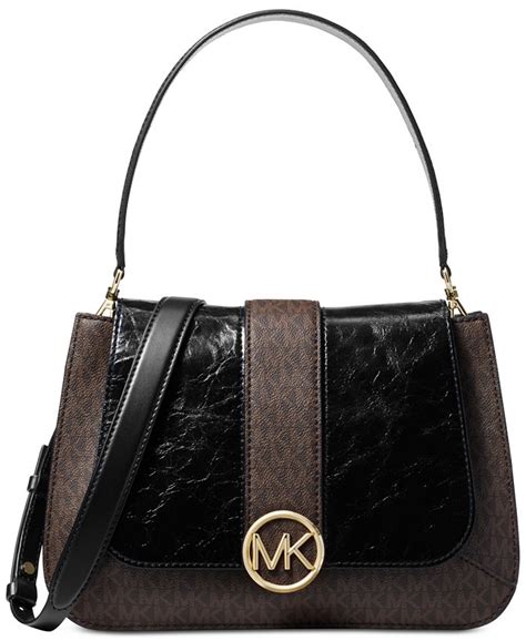 Michael Michael Kors Lillie Signature Polished Top Handle 